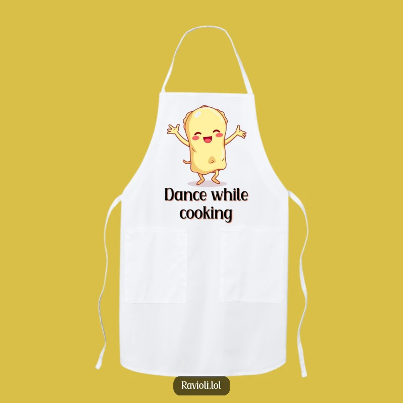 Funny Dancing Chef Ravioli Apron - Hilarious Clumsy Moves Gift