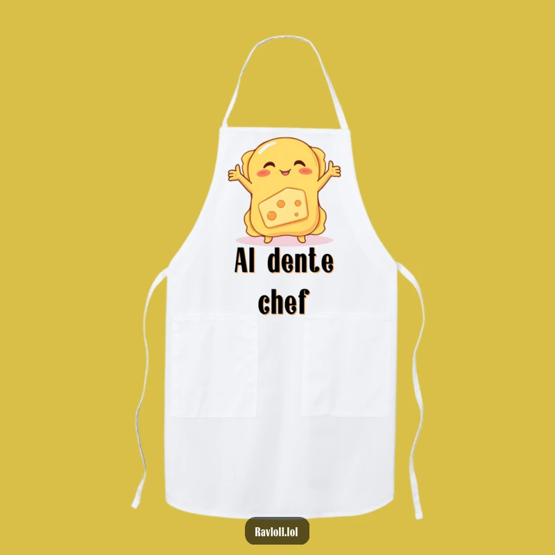 Funny Ravioli and Cheese Apron: Hilarious Cartoon Kitchen Gift