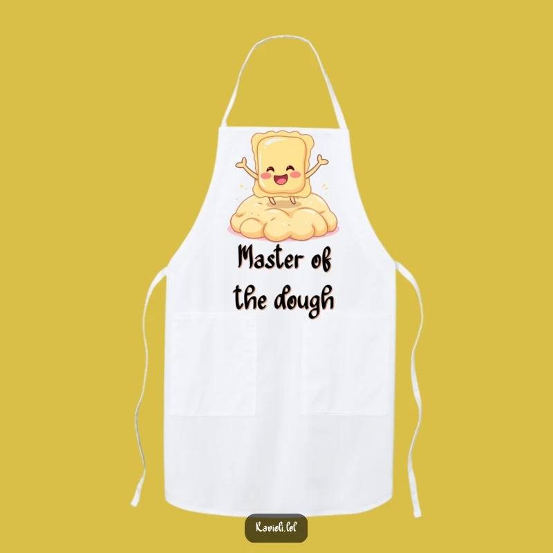 Funny Ravioli Dough Bounce Apron: Cook with Italian Joy