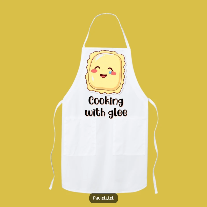 Funny Ravioli Giggling Tear Apron - Cook with Joy & Humor Gift