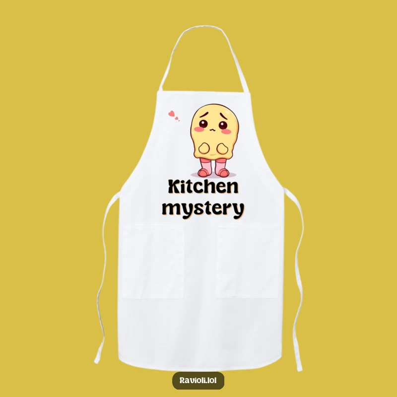 Funny Ravioli Mismatched Socks Apron - Cook with Quirky Confusion Gift
