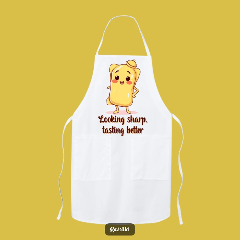 Funny Confident Ravioli Apron: Cook with Sass and Italian Charisma