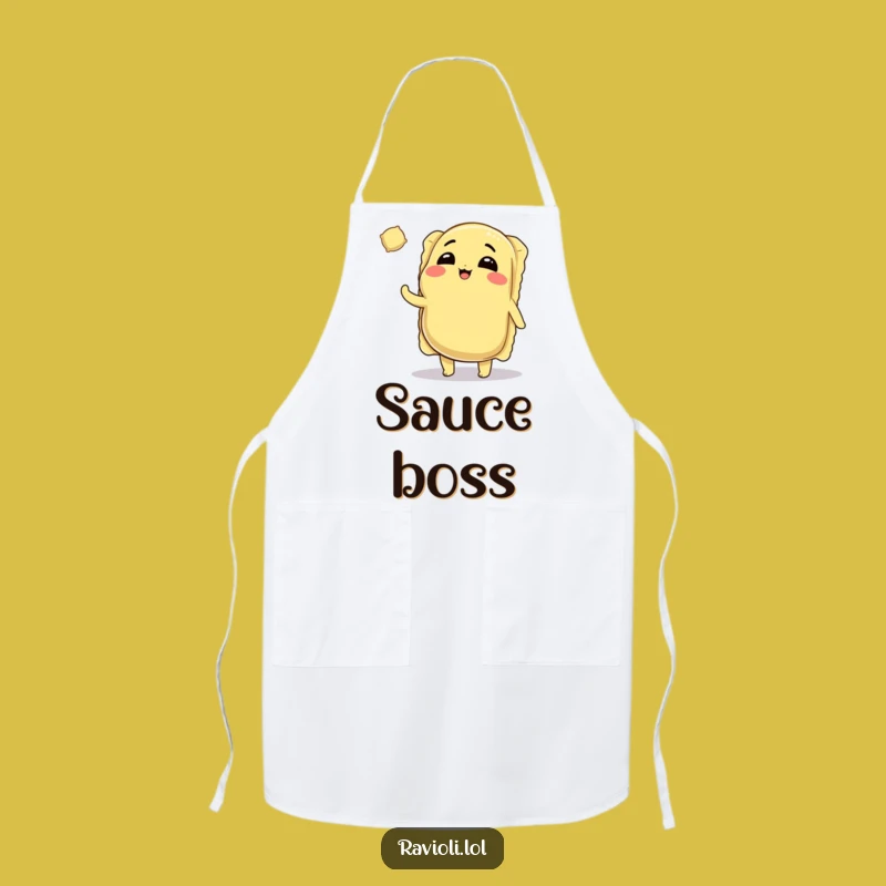 Funny Ravioli Apron: Chef's Companion for Pasta Parties