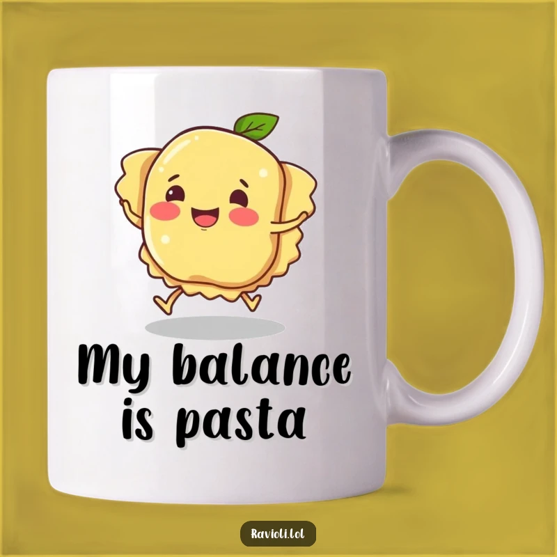 Funny Ravioli Tripping Mug: A Hilarious Gift for Pasta Lovers and Clumsy Friends