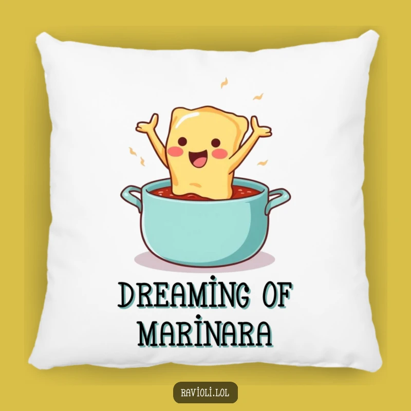 Funny Ravioli Sauce Hug Pillow - Soft & Hilarious Italian Comfort