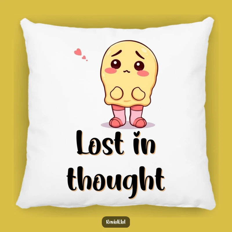 Funny Ravioli Mismatched Socks Pillow - Cozy Comfort & Quirky Humor Gift