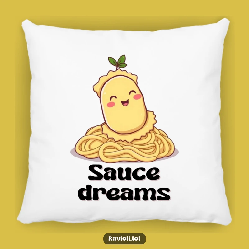 Funny Ravioli Rolling Pillow - Comfy Pasta Hill Cushion Funny Gift