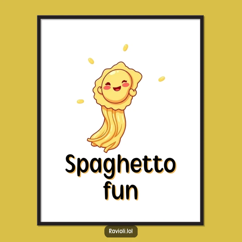 Funny Giggle Ravioli Digital Art: Instant Download Fun & Hilarious Funny Gift!