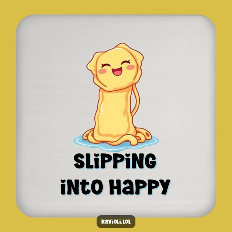 Funny Ravioli Waterslide Coaster: Protect Surfaces with Pasta Playfulness