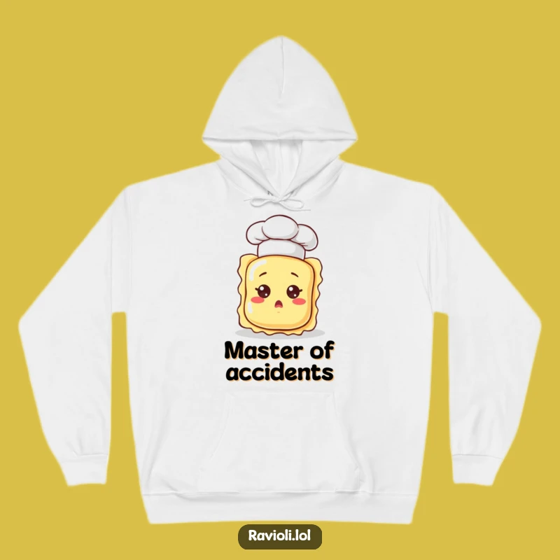 Funny Surprised Ravioli Hoodie - Cozy & Hilarious for Shocking Comfort