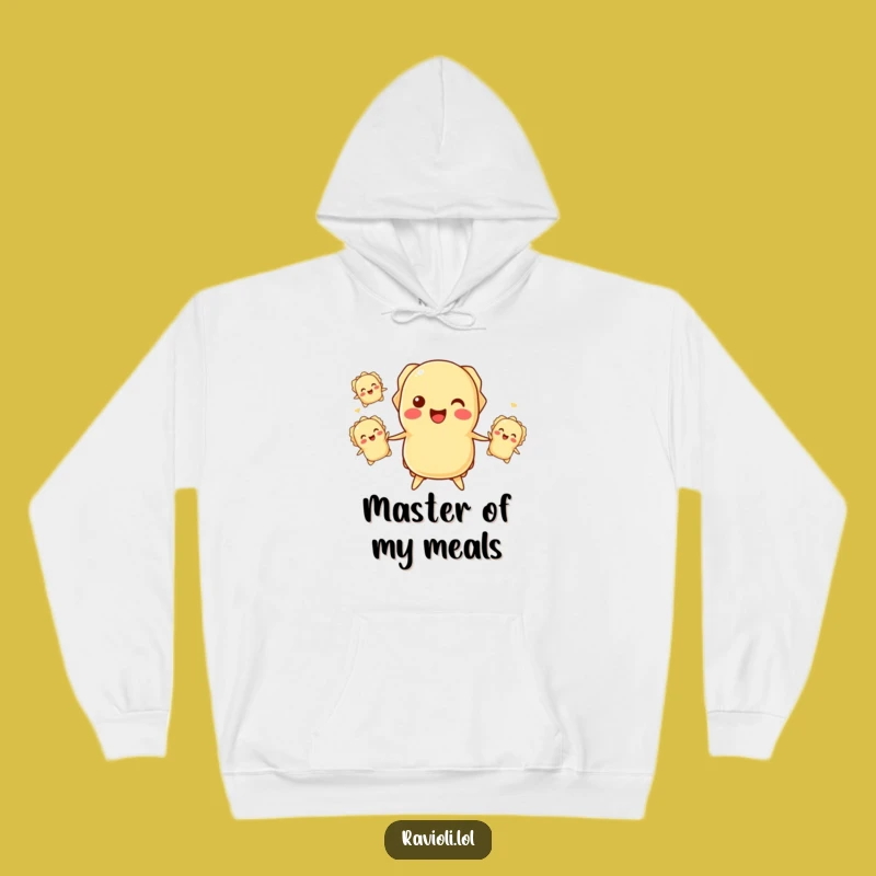 Funny Ravioli Juggling Hoodie - Cozy Pasta Pal Funny Gift!