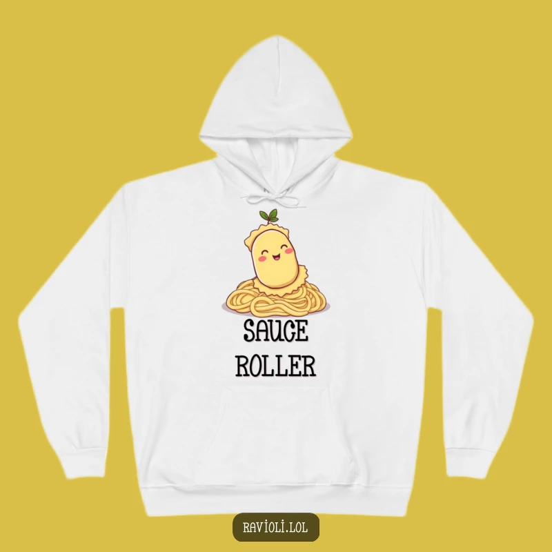 Funny Ravioli Pasta Hill Hoodie - Cozy Comfort & Comedic Rolling Design Gift