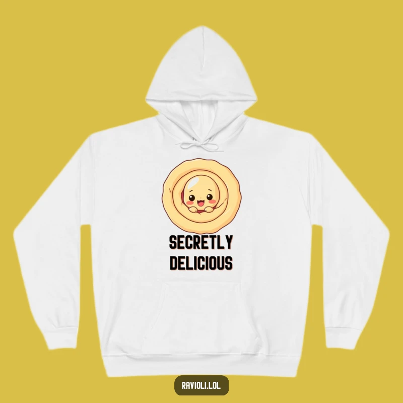 Funny Ravioli Dough Swirl Hoodie: Cozy Comfort with Peek-a-Boo Fun Gift