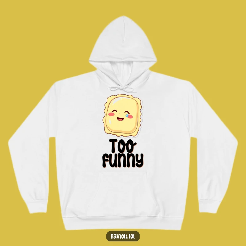 Funny Ravioli Giggling Tear Hoodie - Cozy Comfort & Hilarious Emotion Gift