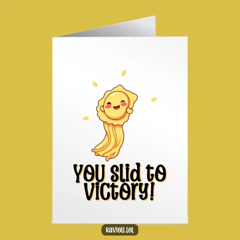 Free Printable Congrats Card: Sliding Ravioli, The Ultimate Downloadable Celebration!