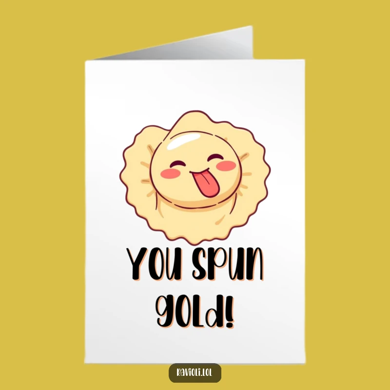 Free Printable Congrats Card: Dizzy Ravioli Celebration! Downloadable Gift