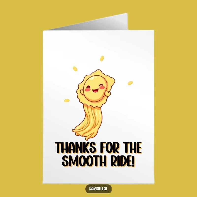 Free Printable Thank You: Sliding Ravioli, Hilarious Downloadable Appreciation!