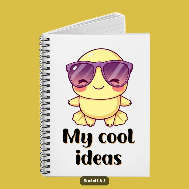Funny Cool Ravioli Sunglasses Notebook - Jot Down Stylish Ideas