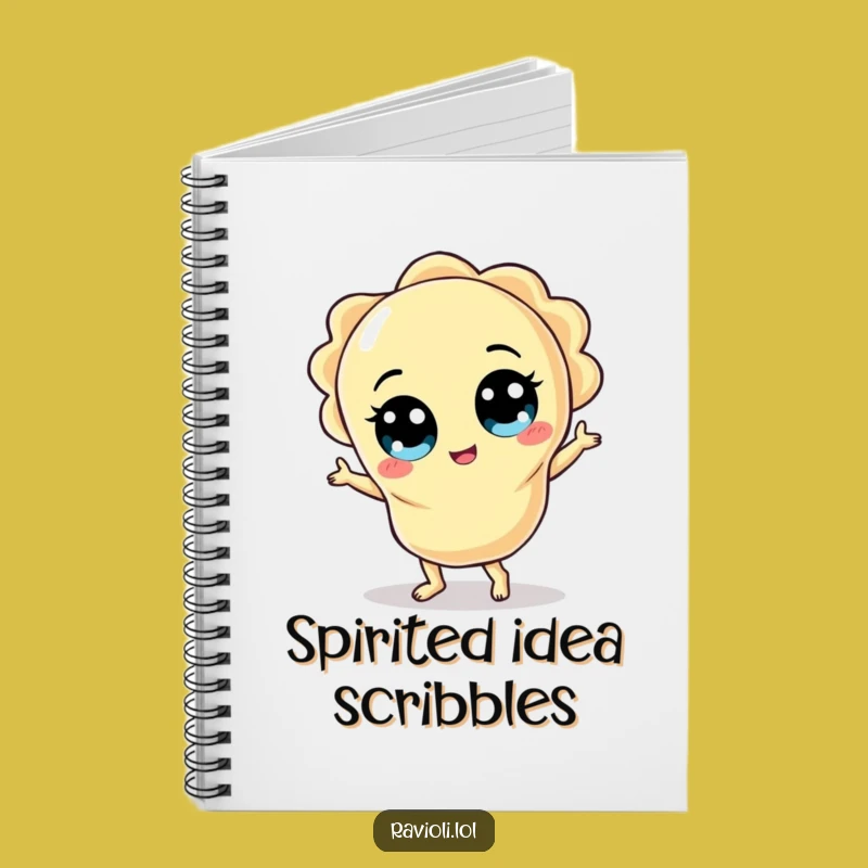 Funny Dancing Ravioli Notebook: Jot Down Your Funky Ideas