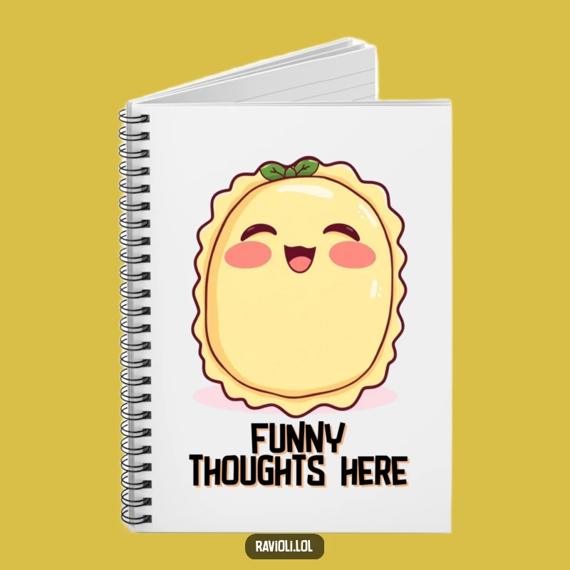 Funny Giggling Ravioli Notebook: Italian Pasta Joy, Perfect Cheerful Journal