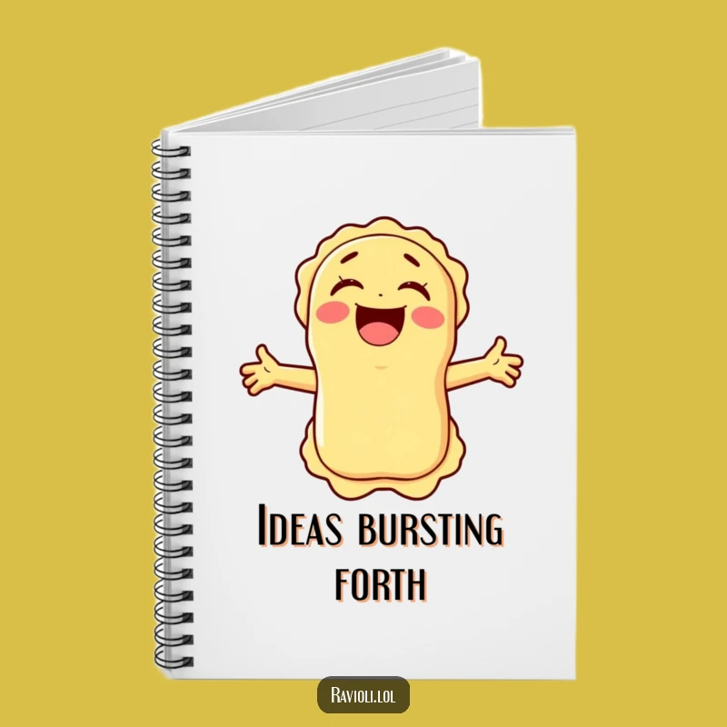 Funny Laughing Ravioli Notebook - Hilarious Journal for Your Thoughts & Giggles