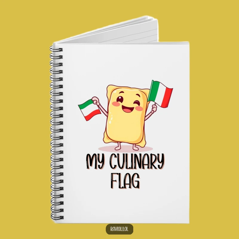Funny Ravioli Italy Notebook: Jubilant Pasta Pal Journal, Gift