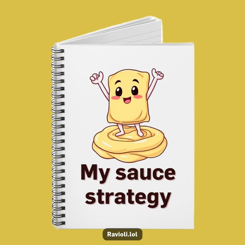 Funny Ravioli Victory Notes Notebook - Italian Diary Celebrate Gift