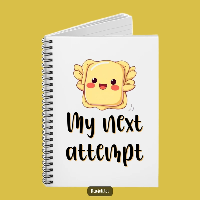 Funny Ravioli Flying Notebook: Jots of Humor Pasta Wings Diary, Gift