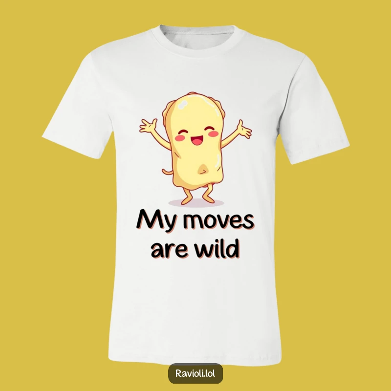 Funny Clumsy Dancer Ravioli T-Shirt - Hilarious Pasta Moves Gift