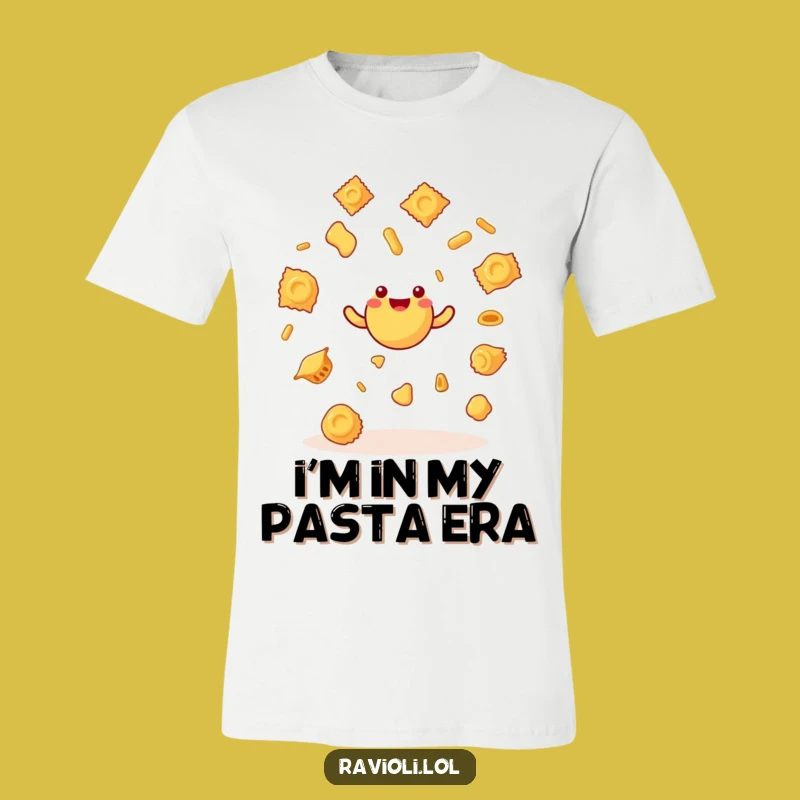 Funny Ravioli Juggling T-Shirt - Hilarious Italian Foodie Tee, Perfect Gift