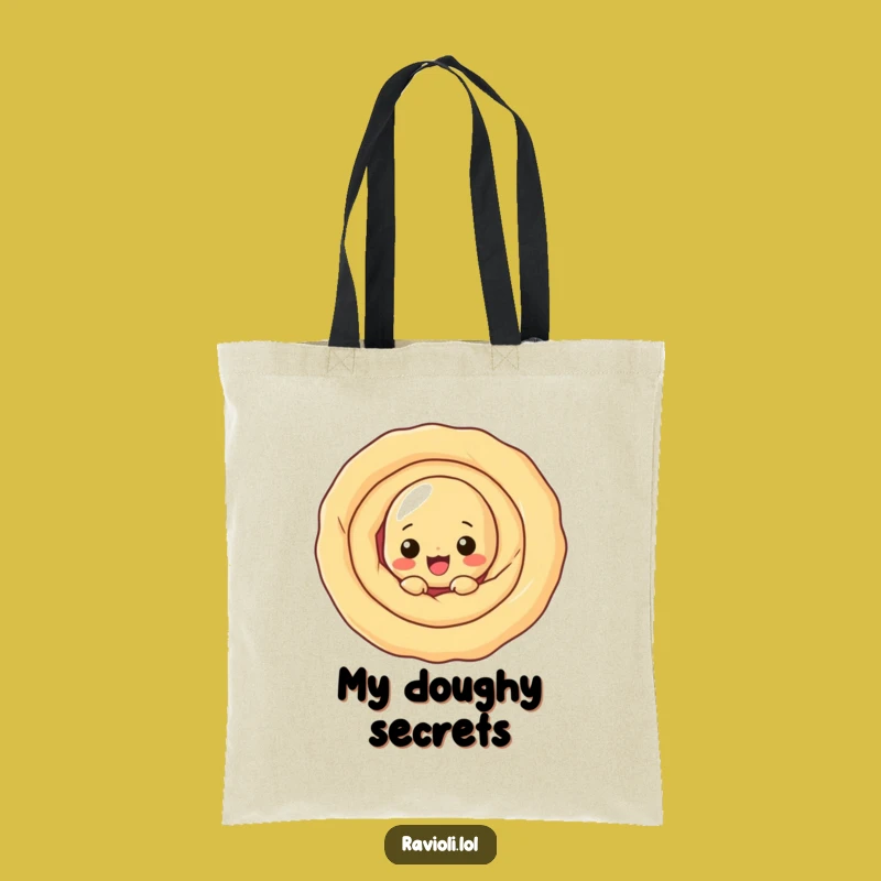 Funny Ravioli Dough Swirl Tote Bag: Carry Your Secrets in Style Gift