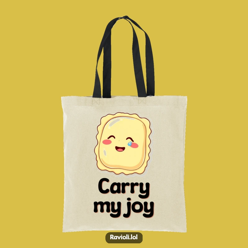 Funny Ravioli Giggling Tear Tote Bag - Carry Your Laughter in Style Gift