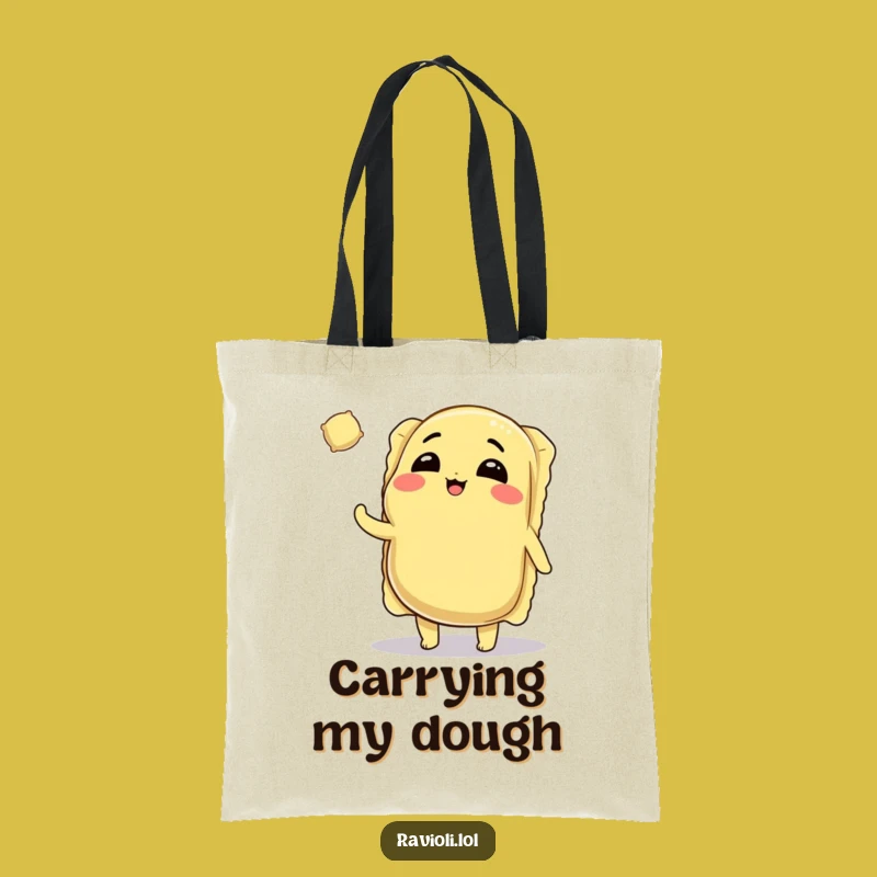 Funny Ravioli Tote Bag: Carry Your Love for Pasta with Flair