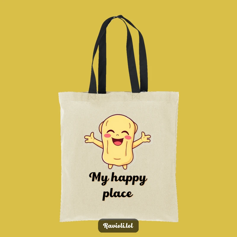 Funny Laughing Ravioli Tote Bag, Vibrant Joy, Perfect Everyday Gift